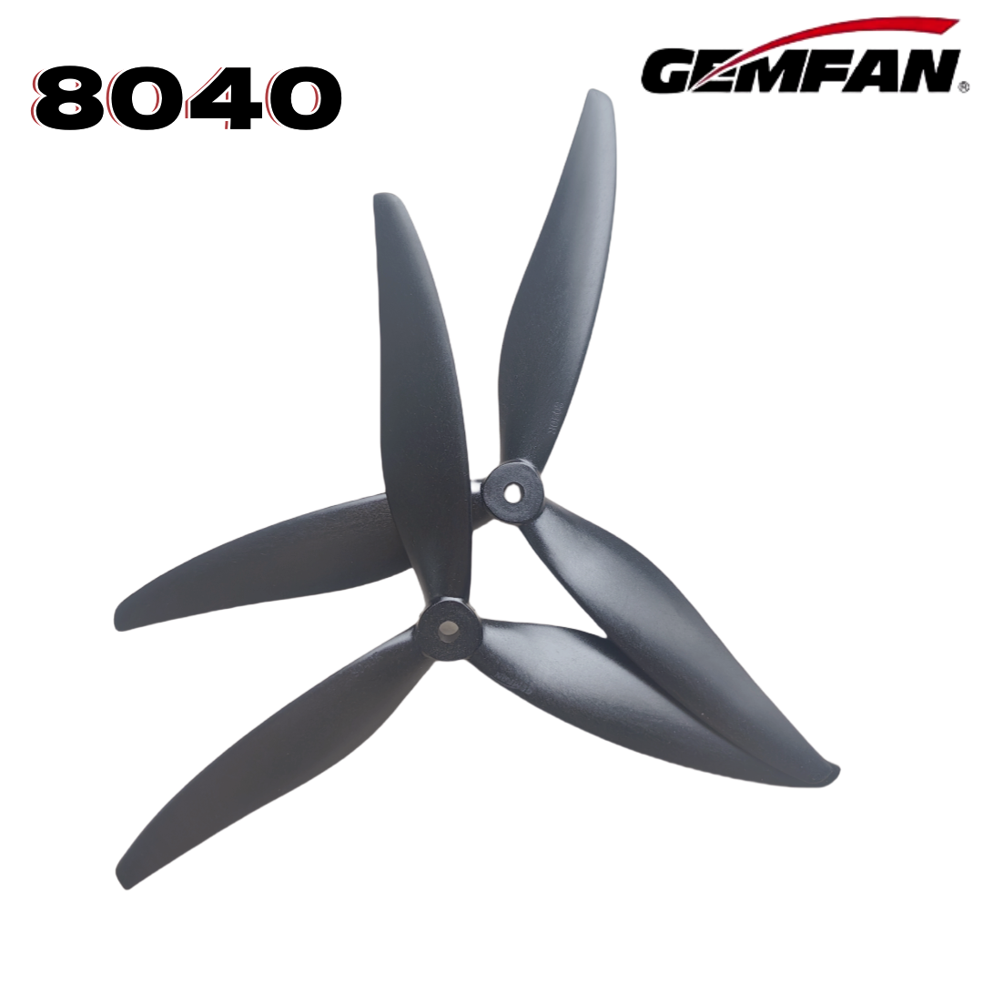 Gemfan 8040 8X4X3 3-blade 8-in - огляд і ціна Fpv Drone Propeller