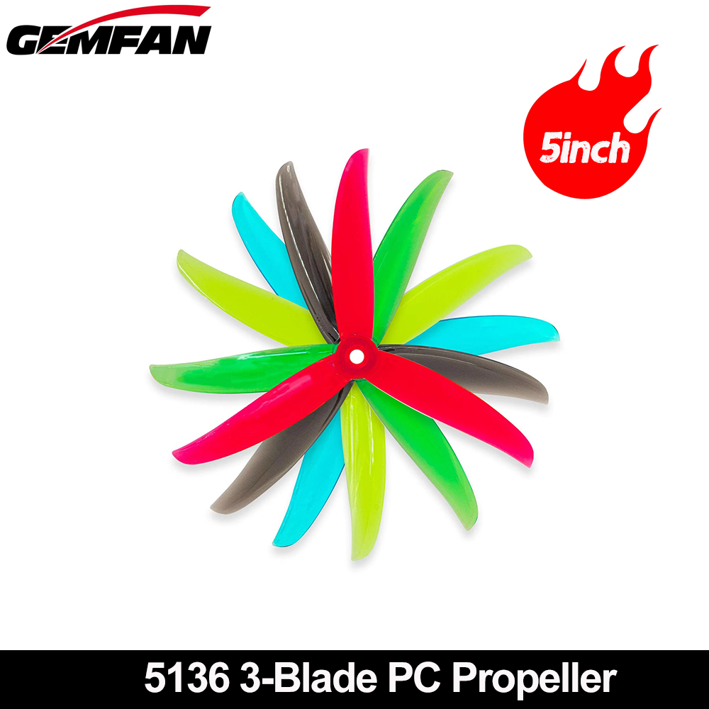 Gemfan VANOVER 5136 3 Blade PC - огляд і ціна Fpv Drone Propeller