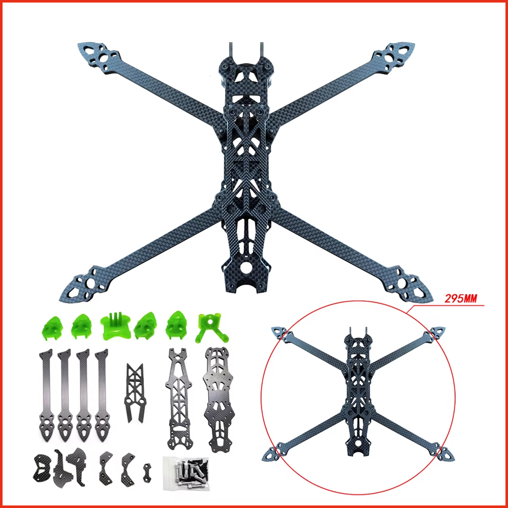 1pcs Mark4 Mark 4 HD 7inch 295 - огляд і ціна Fpv Drone Quadcopter