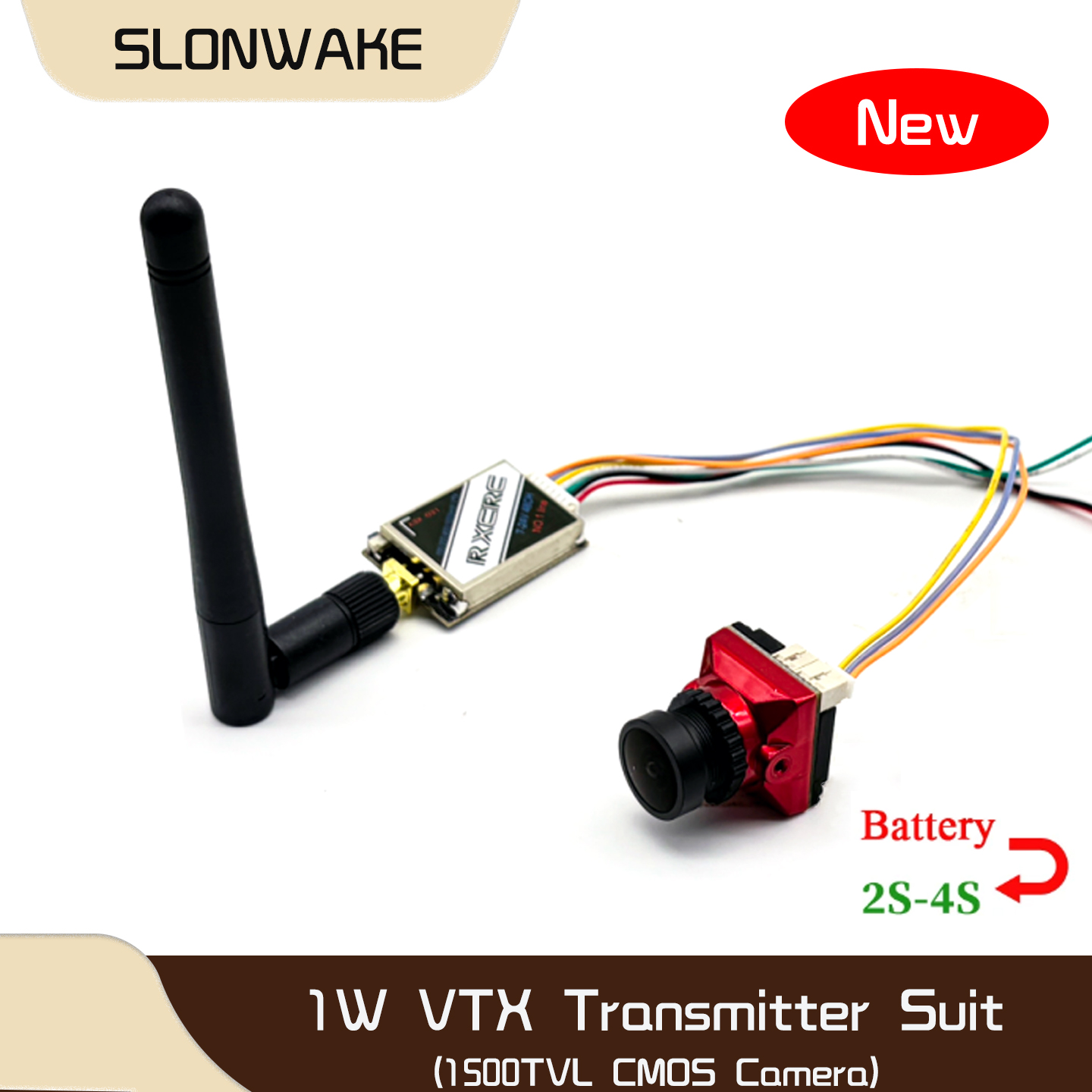SLONWAKE  5.8G 48CH 1W VTX 100 - огляд і ціна Fpv Drone Frame