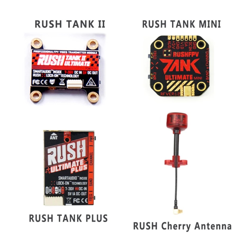 RUSH TANK Ultimate II/Mini/PLU - огляд і ціна Fpv Drone Frame